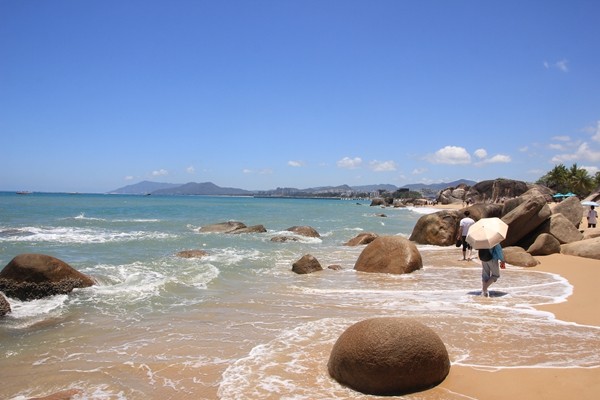 游海南岛天涯海角景区