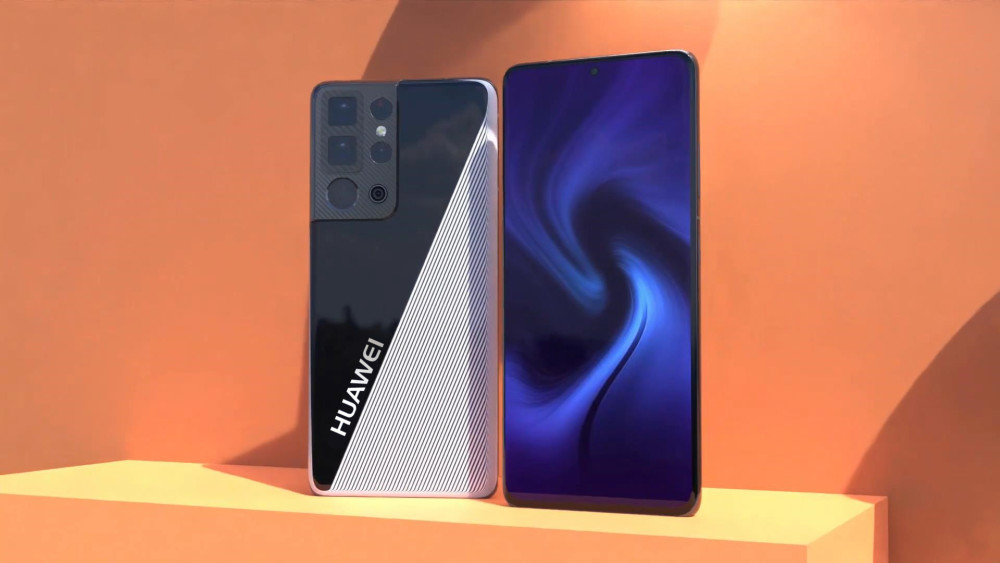 Mate50Pro,mate50pro爆料图片 华为mate50pro渲染图:后置双长焦6镜头,机身双拼色支持100w快充