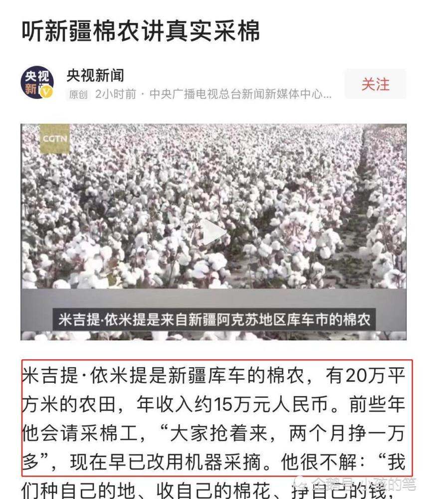 为什么是棉花?