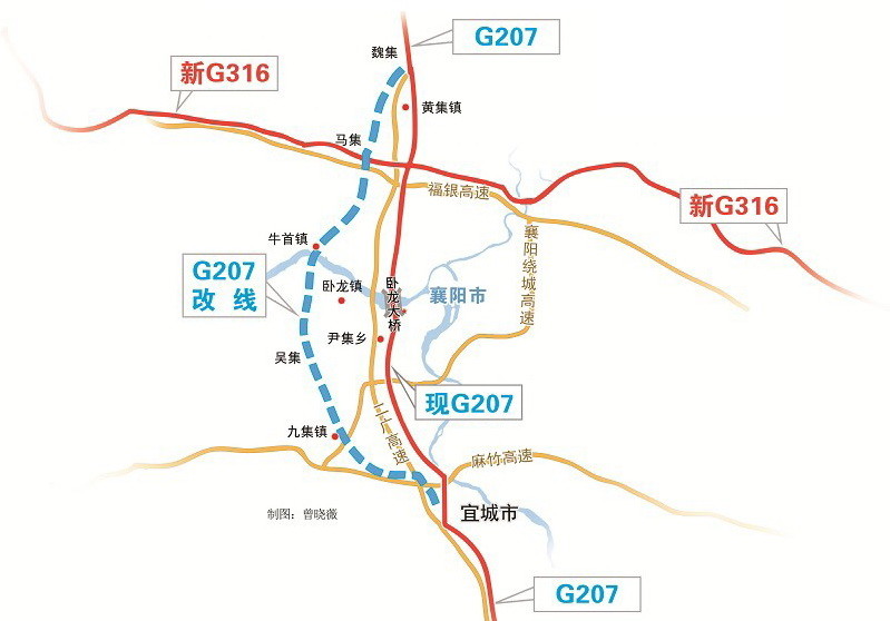 207国道湖北段全线改扩建,三市进度不一致,荆州李埠大桥是关键