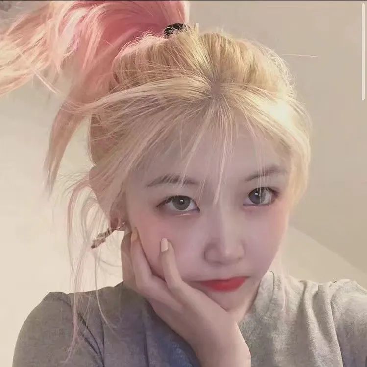 头像|金发女头