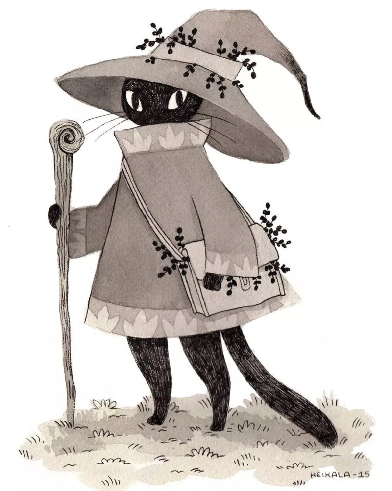 超治愈的手绘插画,看完心里暖暖的.
