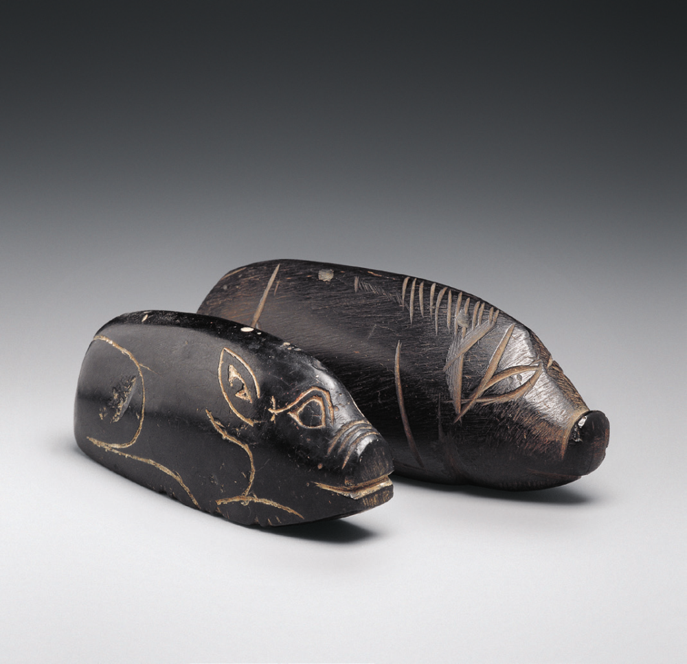 博物馆丨胖的瘦的猪形玉握，萌萌哒！-腾讯新闻