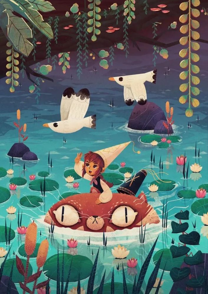 奇幻插画|用图讲故事的童话风插画,了解一下
