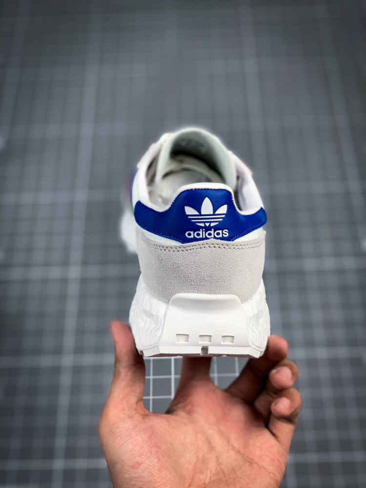 adidas racing 1 boost prototype 爆米花中底 复古运动休闲跑步鞋