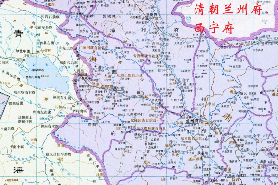 甘肃与青海的区划调整,当年7个县,为何划入了青海省?