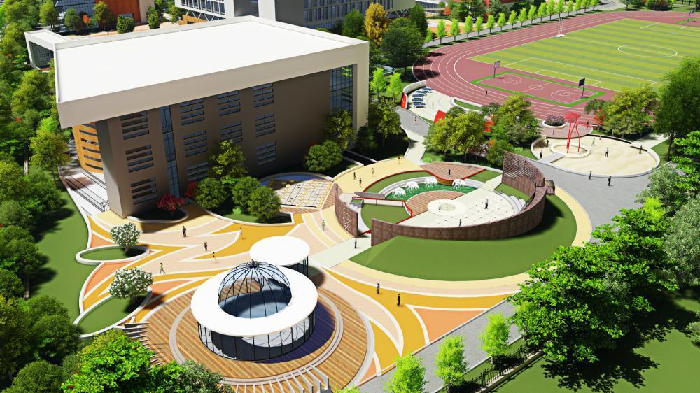 郑州校园景观建设-大学校园景观设计原则