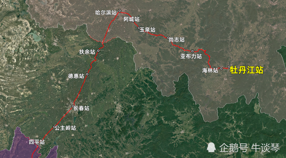 区,全程3516公里,运行48小时43分,共有48个停靠站:牡丹江站,海林站