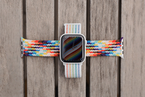 apple watch彩虹表带上手:艺术与美感的最佳融合