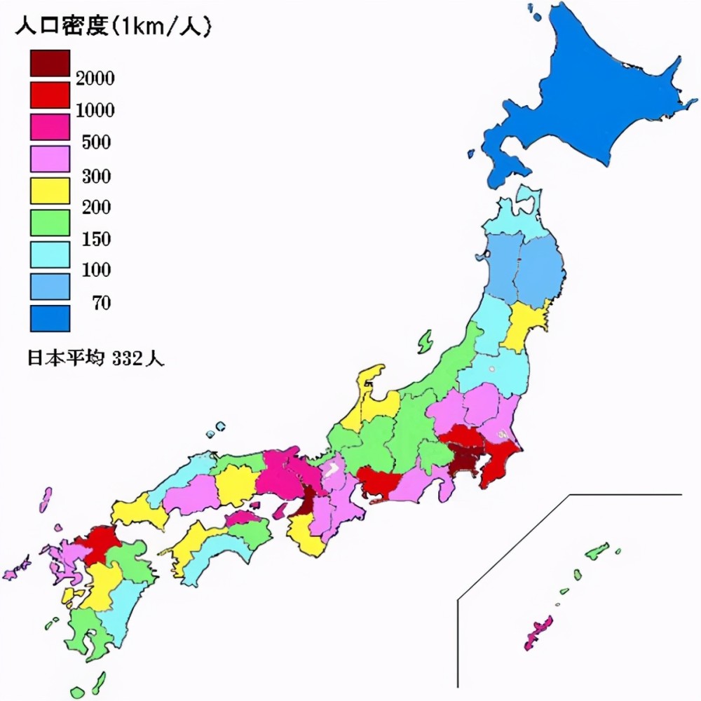 日本人口密度