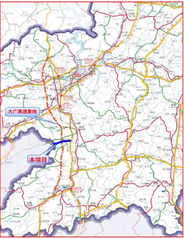 南雄—信丰高速公路,简称"雄信高速",广东省高速公路网编号:粤高速