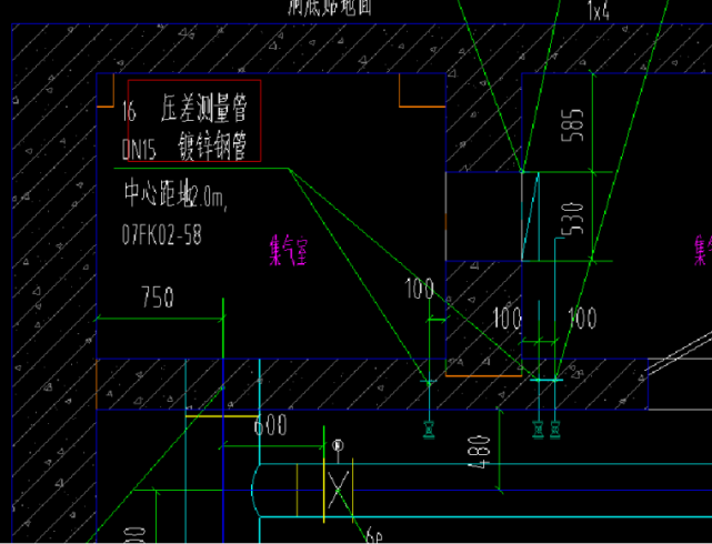 人防套管预留!