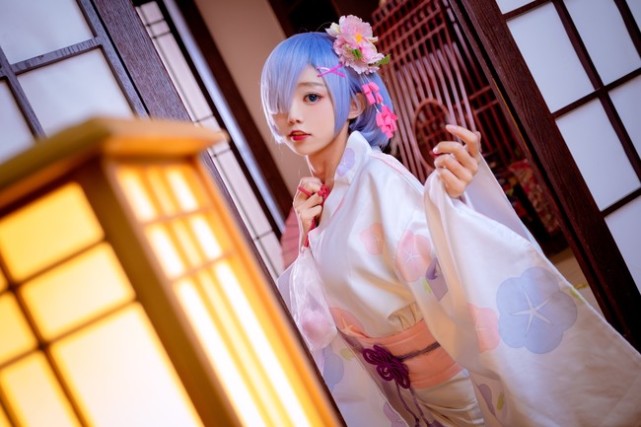 蕾姆浴衣cos