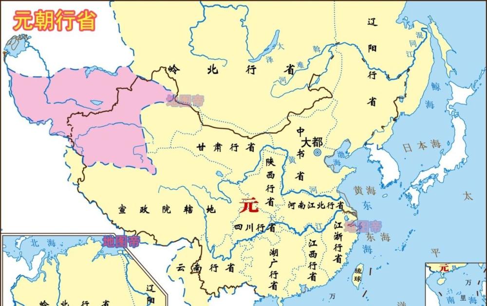钓鱼城之战，蒙古帝国西征，元朝简史(11幅地图)