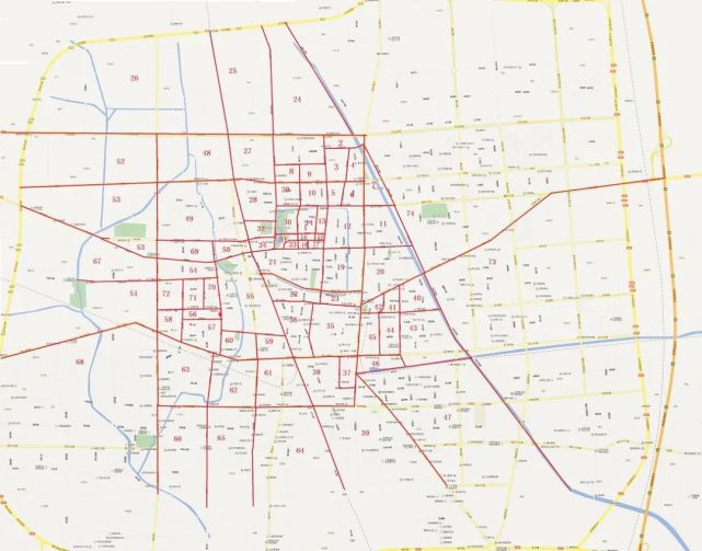 2021年许昌市主城区初中学区划分图解版