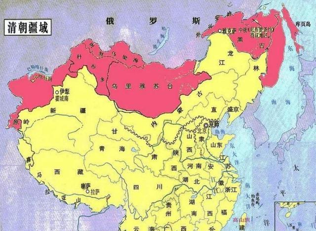 过程唏嘘|清朝|外蒙古|沙俄_历史|大清帝国全图|东北三省|新疆