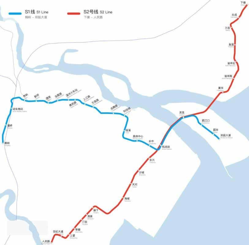 温州建一条市域铁路,长约63.63km,开创了乐清公共交通