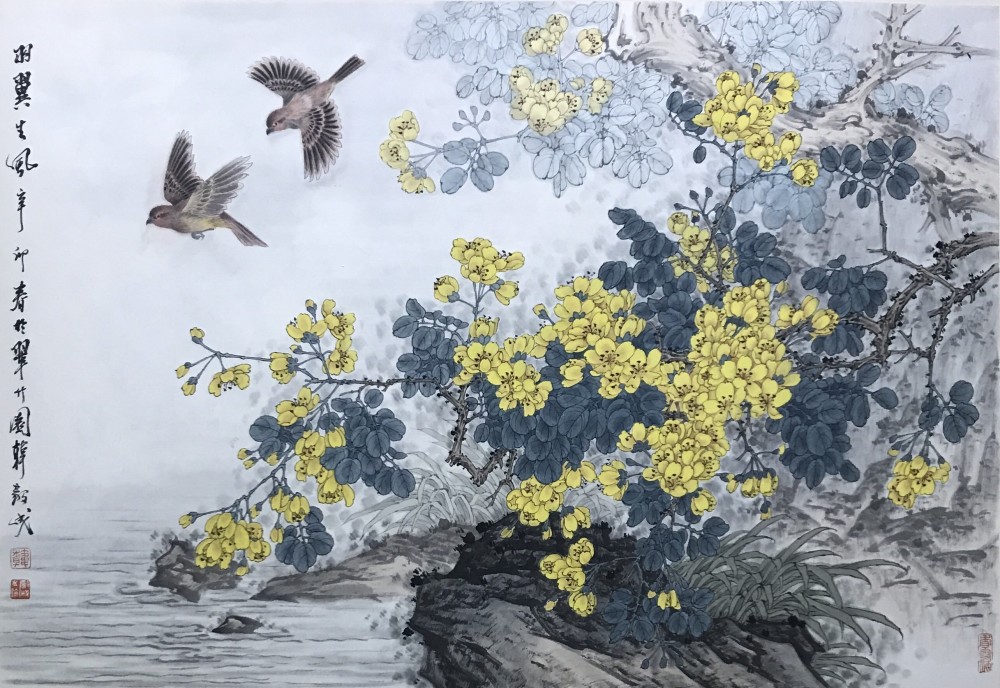 时代,共性与自我——读韩毅成花鸟画的个性特征