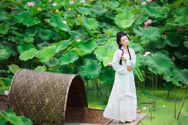 白居易偶遇热恋男女,写下一首《采莲曲》,道尽了少女