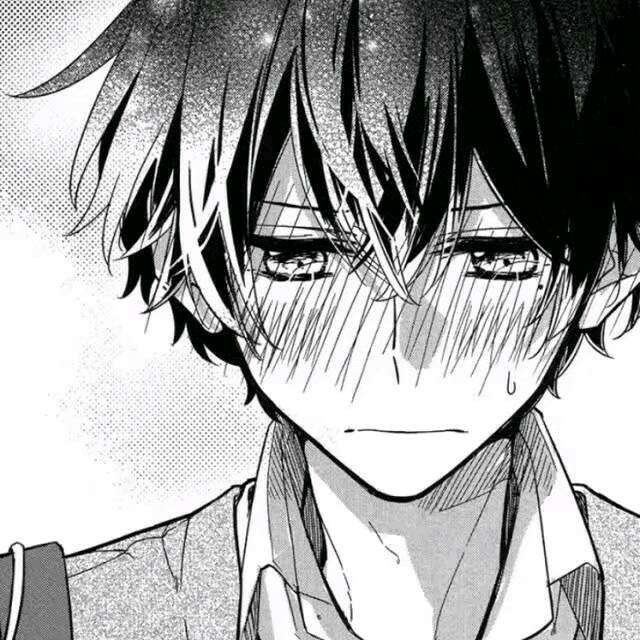 黑白动漫男头我们来日方长