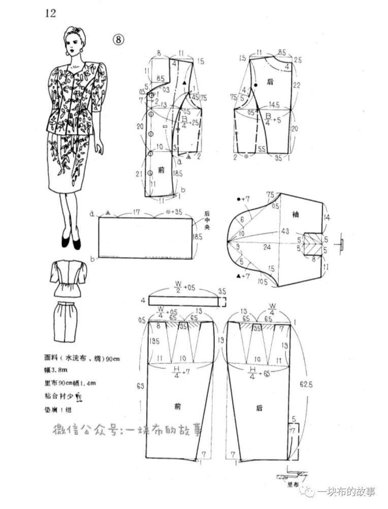 服装设计20款夏日女装纸样连衣裙裙套装短裤套装