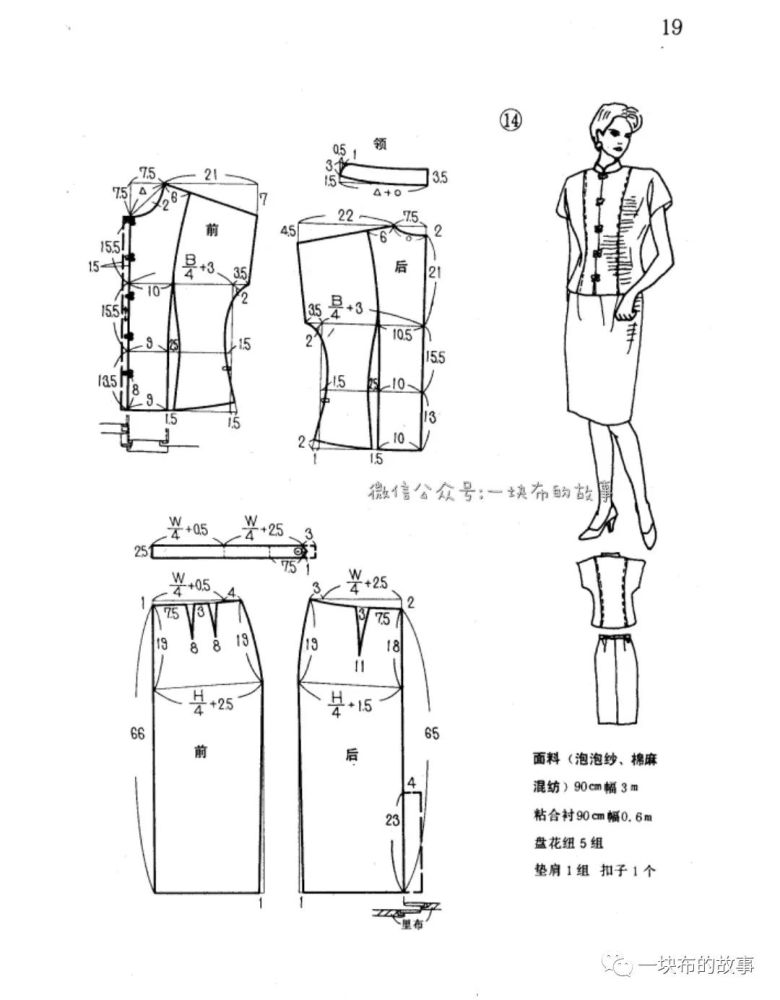 服装设计|20款夏日女装纸样(连衣裙/裙套装/短裤套装)