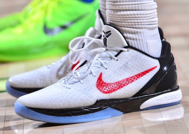 nba球星上脚致敬黑曼巴全员上脚科比球鞋科比6真是帅