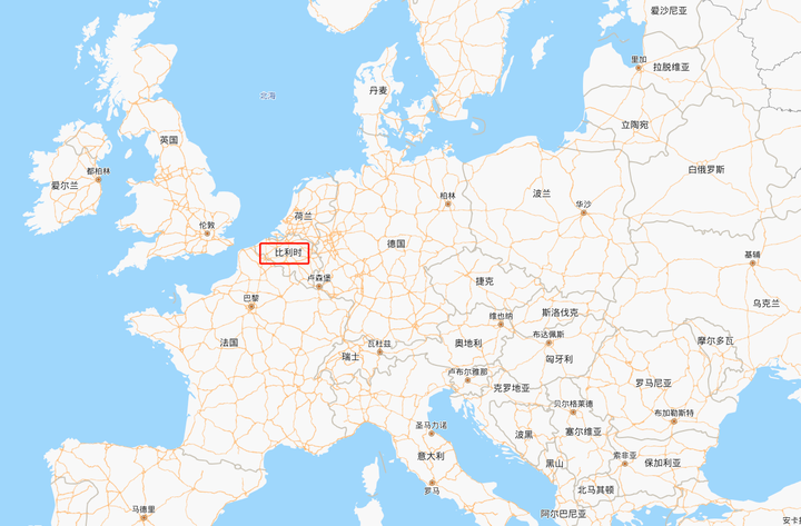比利时 先看看地理位置 欧盟总部也坐落于比利时的布鲁塞尔 比利时的 