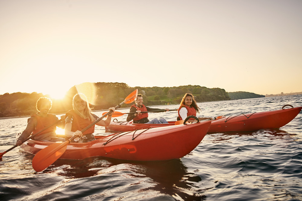 企业团建之皮划艇