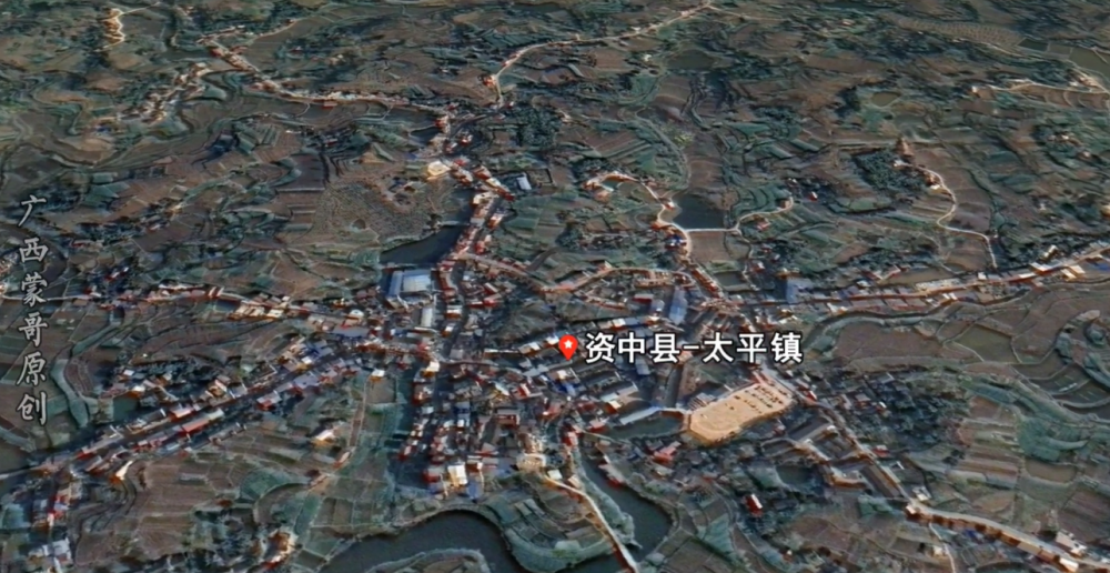 资中县太平镇,人口为4.