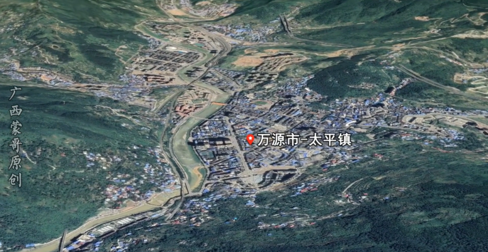 卫星航拍:四川9个太平镇,你知道在哪里吗?