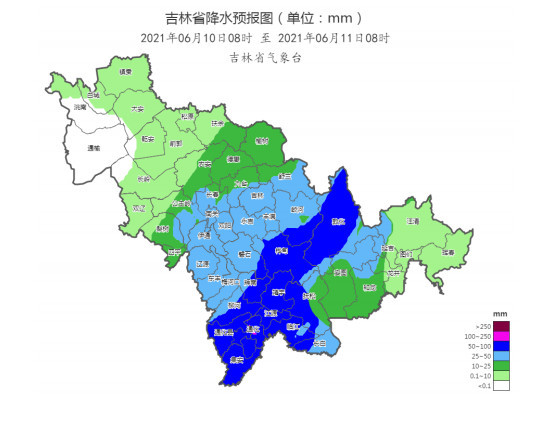 吉林省启动Ⅳ级应急响应!这些地方有大到暴雨!