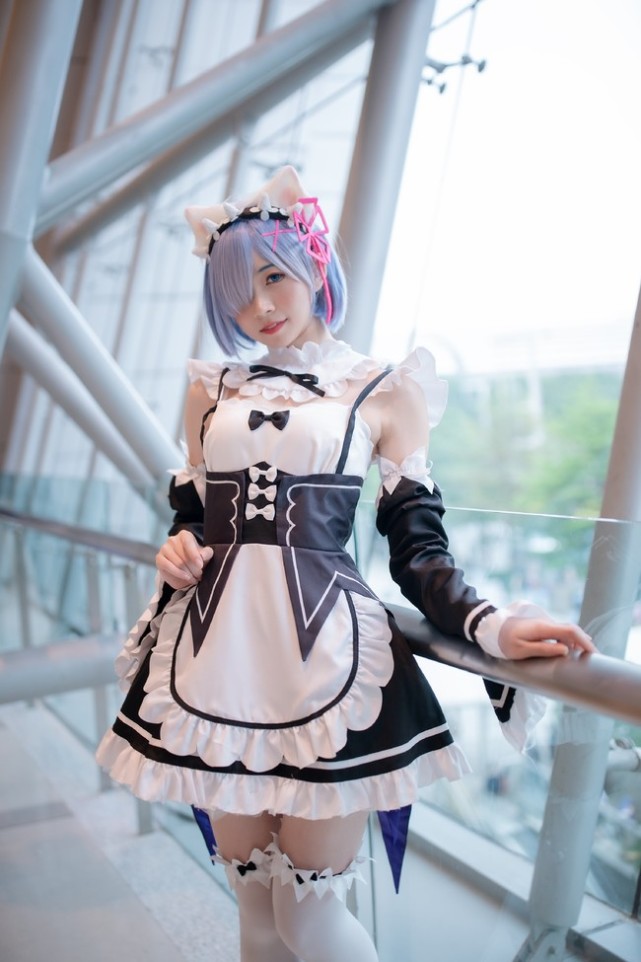 蕾姆cosplay场照