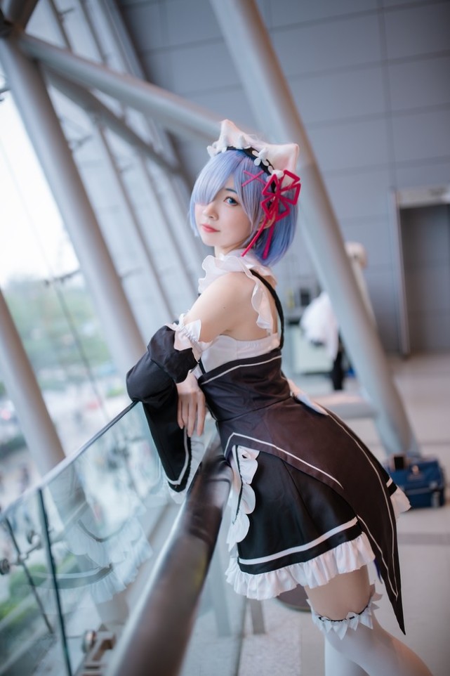 蕾姆cosplay场照
