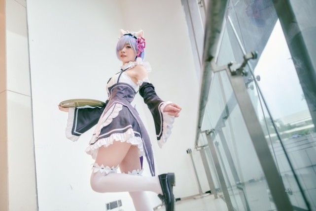 蕾姆cosplay场照