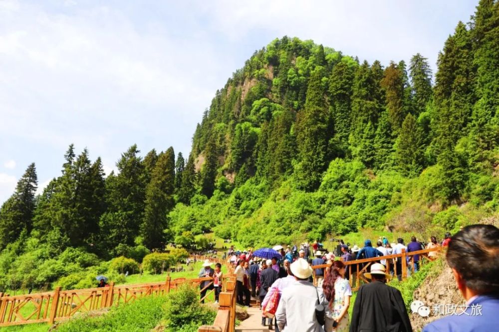 和政县松鸣岩四月八花儿会落下帷幕
