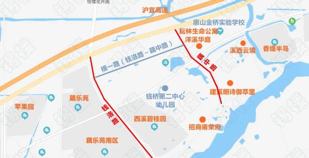 利好总长超6km无锡鸿山钱桥等片区道路新规划出炉