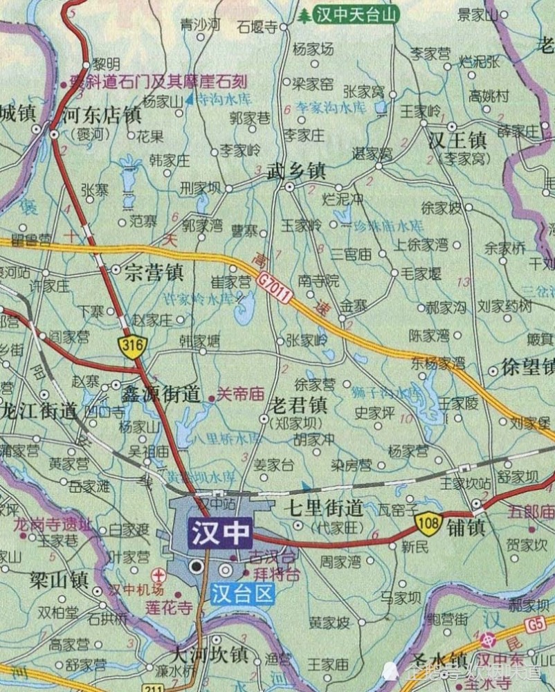 陕西省是西北五省区之一,但汉中市位于秦岭以南,在地理上属于南方