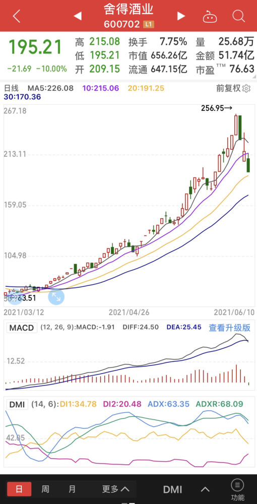 舍得酒业疑因操作股价被举报,股票午后再次跌停