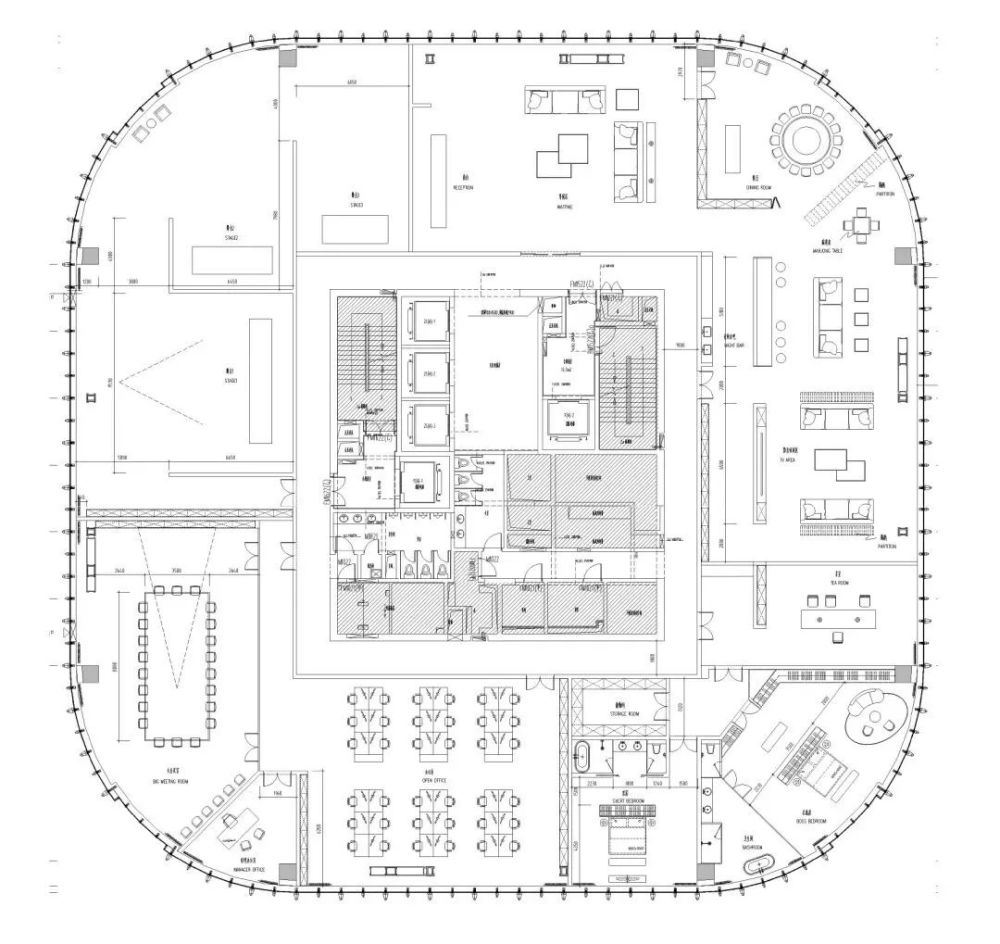 2000平米大平层户型图,十佳大平层户型 杭州"云端"之上2000㎡大平层,你能想象吗?