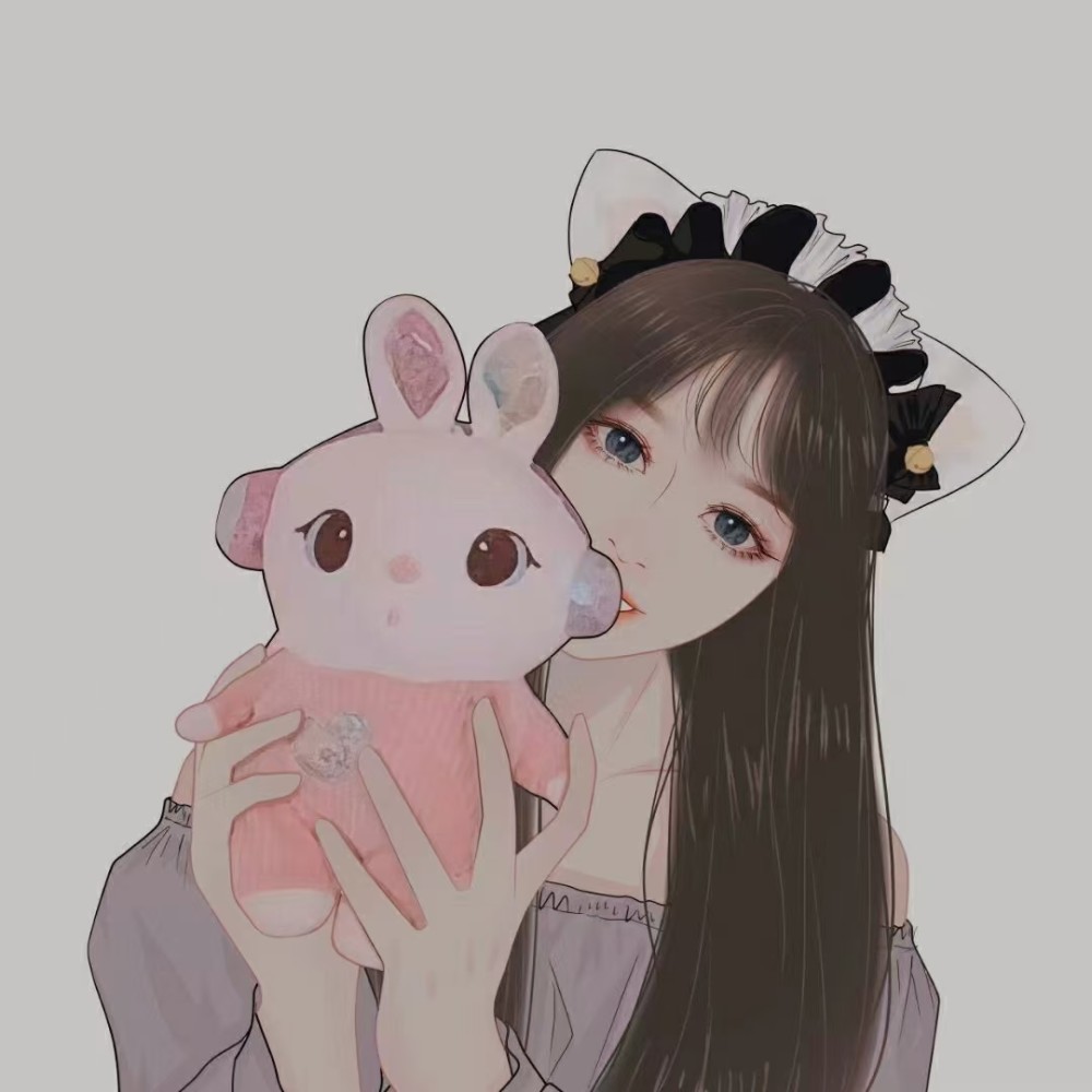 超可爱的女生头像,阳光看见我们都会微笑.