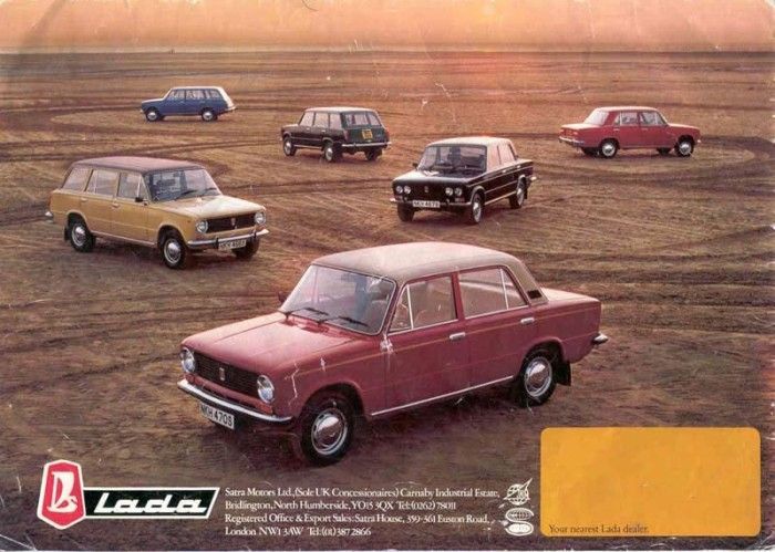 上世纪80年代,苏联产的拉达小汽车成批量出口到了美国市场.