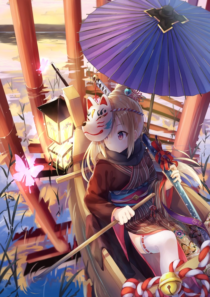 邀请你前往妖精的世界狐狸面具插画特辑
