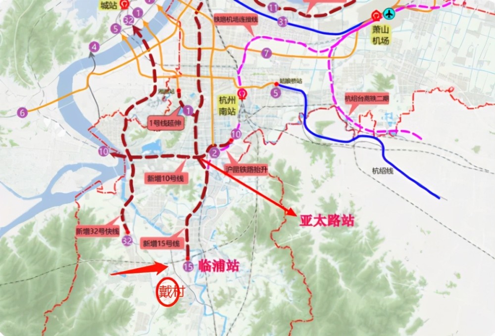 但似乎还没有完全达到诸暨想要最快时间融入杭州主城的需求,那么就