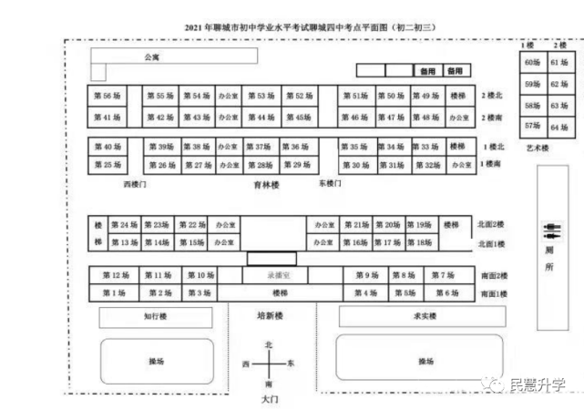 2021年聊城中考时间安排和各学校考场分布图!家长快收藏