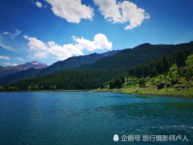 2021年初夏游览新疆天池,湖光山色,风景独好