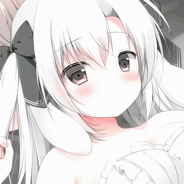 (头像)超可爱白色系动漫女头像2