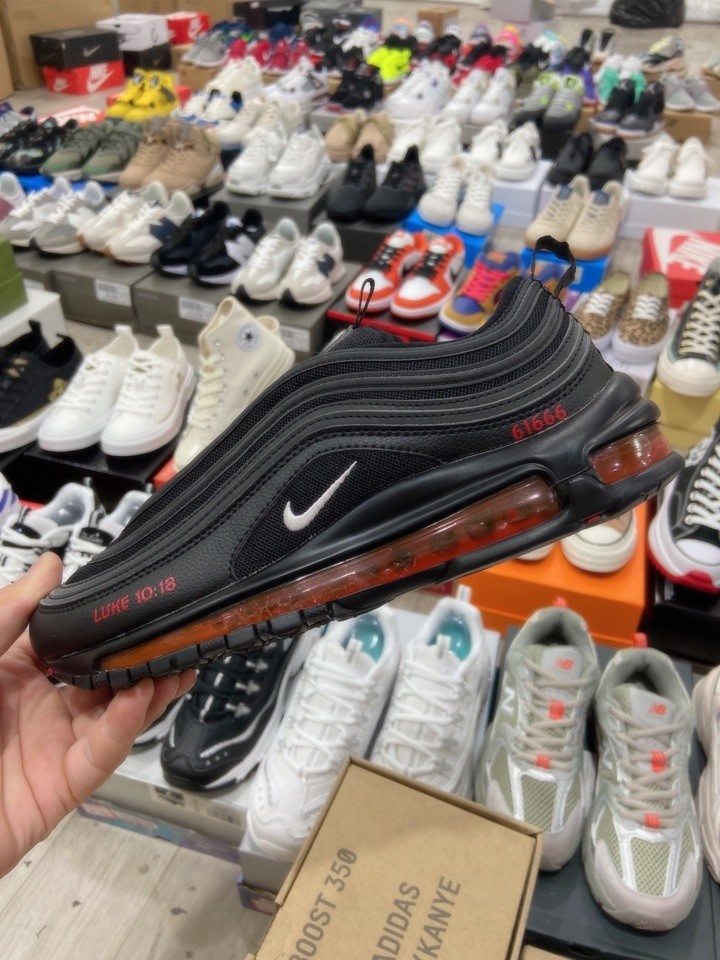 耐克nike air max 97子弹系列 修正版耶稣圣水· air max 97 mschf x