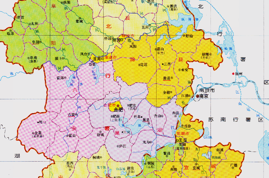 江苏与安徽区划调整,3个县入皖3年,为何又还给江苏省?