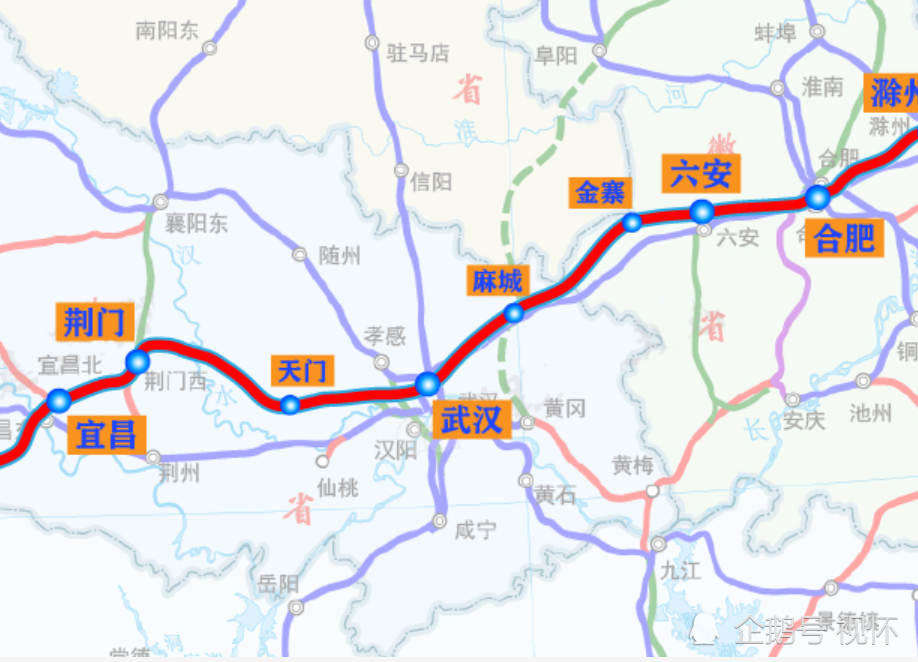此外,4月底长江沿岸铁路集团湖北有限公司成立,将统筹推进沿江高铁